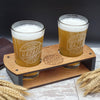 Personalized Pint Glass Flight - Set of Two - Custom Brew Gear