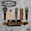 Personalized Rustic Tap Handle Display - Custom Brew Gear