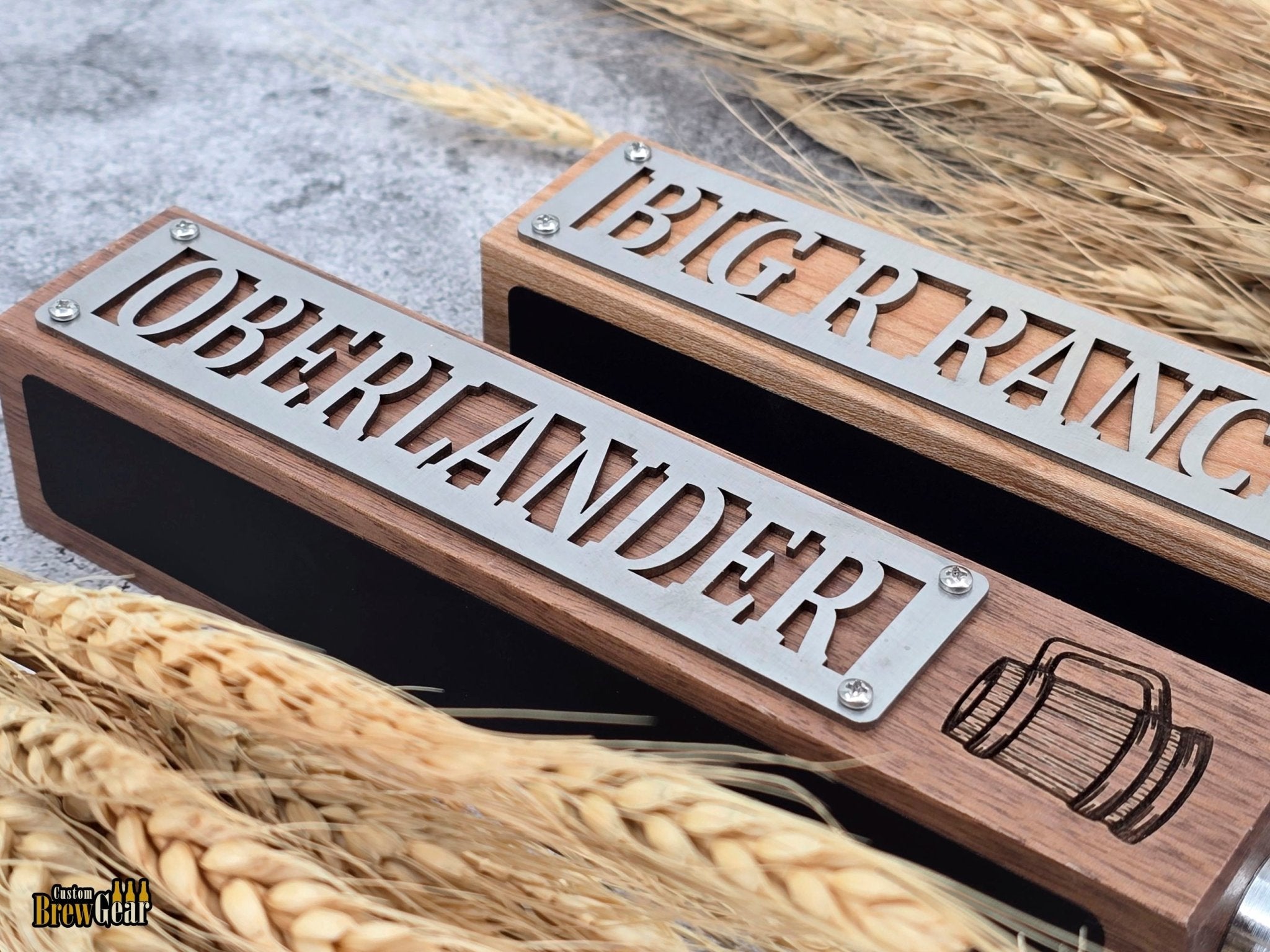 Signature Plate Tap Handle Edition – Personalized Stainless Steel - Custom Brew Gear