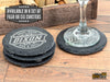 Slate Coaster Set - Banner Edition - Custom Brew Gear