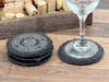 Slate Coaster Set - Hop Edition - Custom Brew Gear