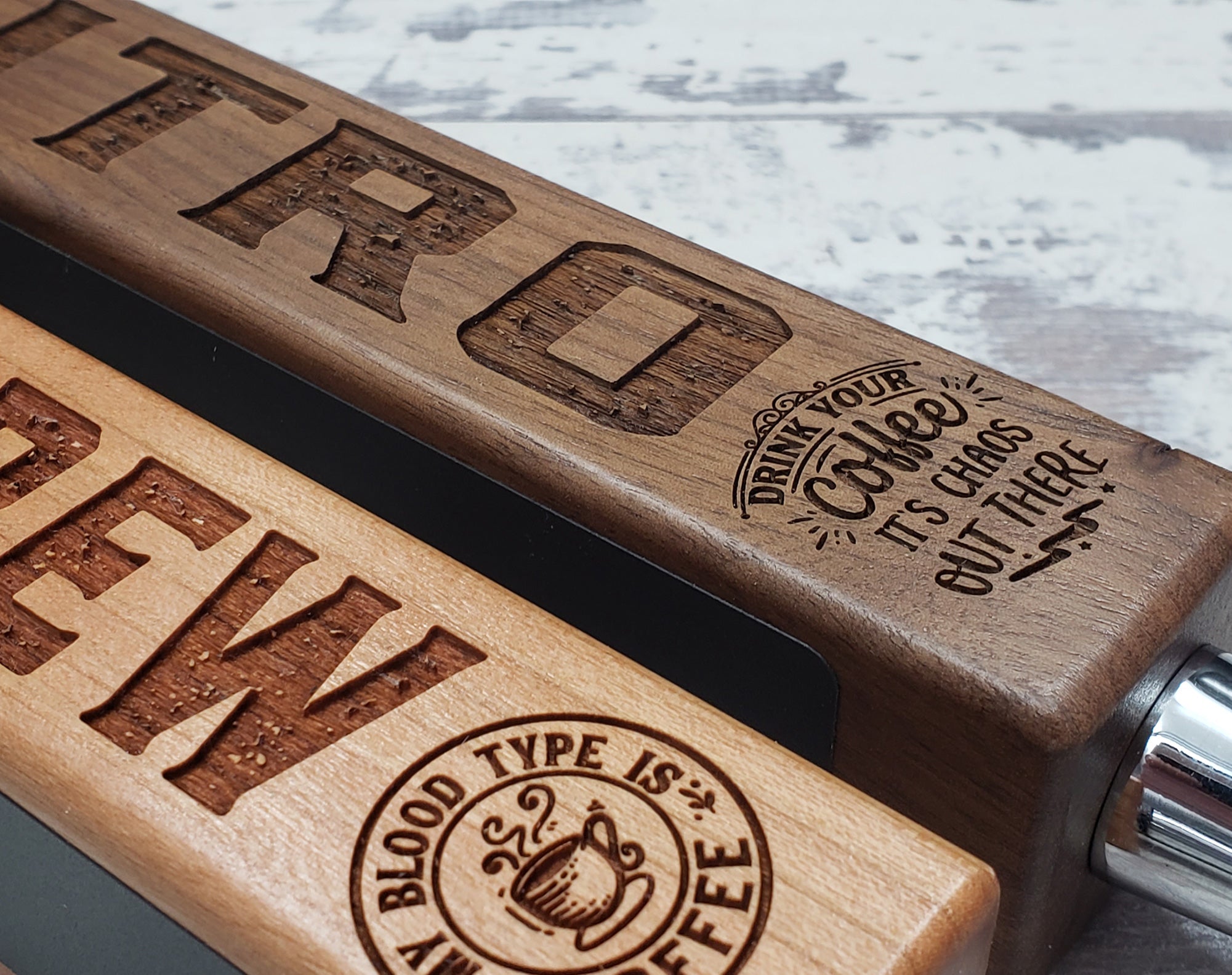 Cold Brew or Nitro Coffee Tap Handles - Custom Brew Gear