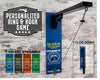 Folding Wall Mount Ring and Hook Game - Color Edition - Personalized - Custom Brew Gear
