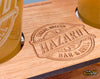 Personalized Pint Glass Flight - Set of Two - Custom Brew Gear