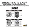 Personalized Pint Glass Flight - Set of Two - Custom Brew Gear