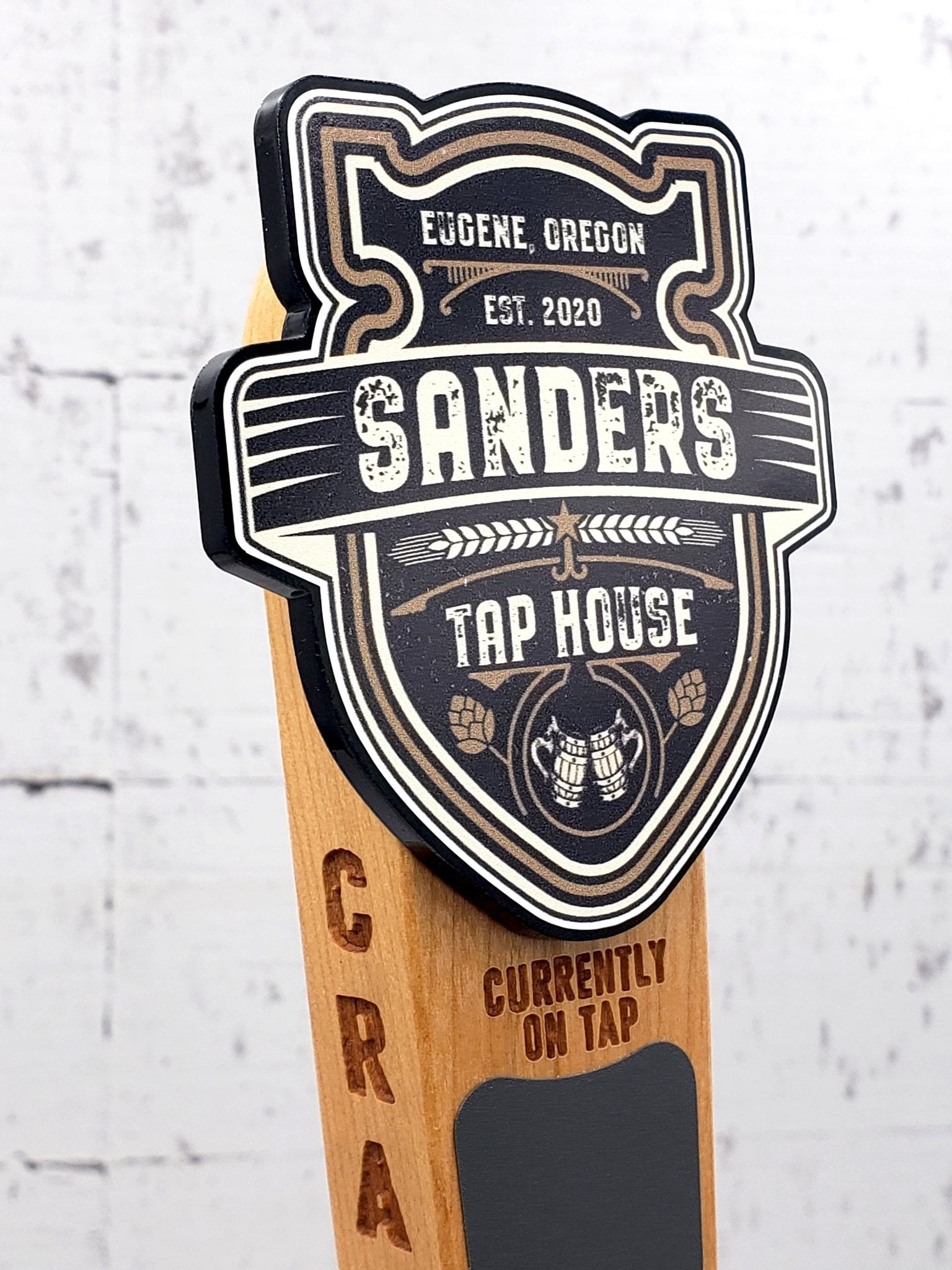 Retro Edition - Custom Color Chalkboard Beer Tap Handle - Custom Brew Gear