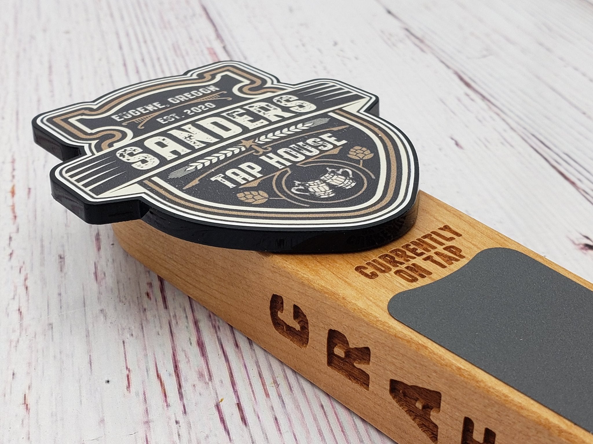 Retro Edition - Custom Color Chalkboard Beer Tap Handle - Custom Brew Gear