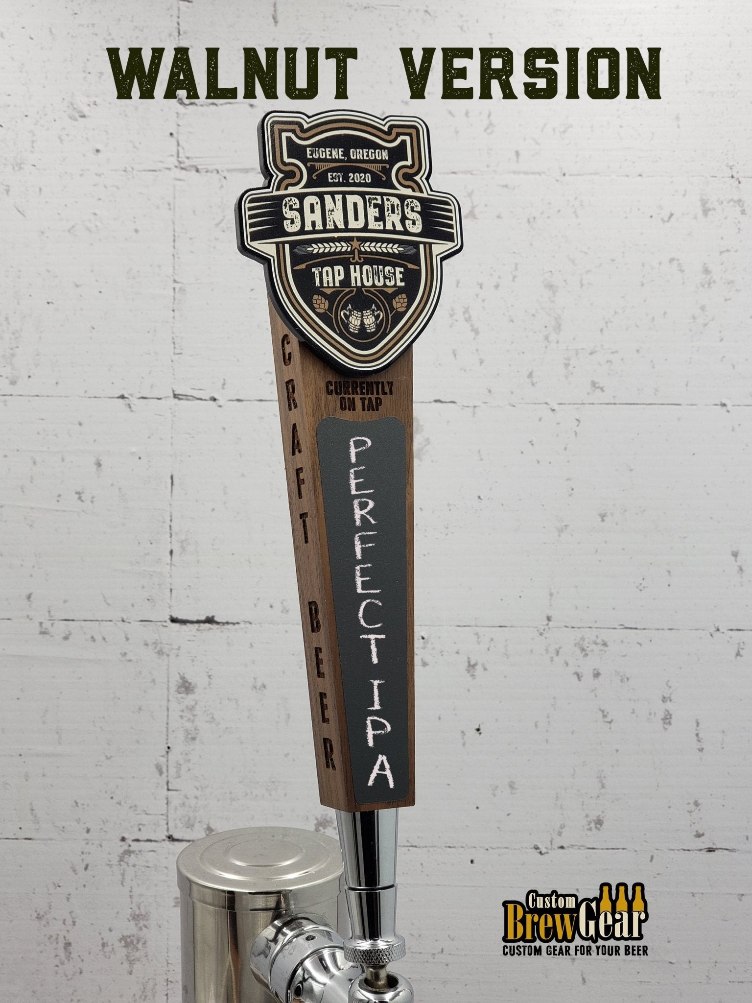 Retro Edition - Custom Color Chalkboard Beer Tap Handle - Custom Brew Gear