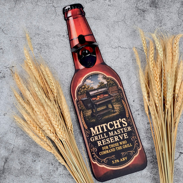 Custom Bottle Opener-Grill Master Edition
