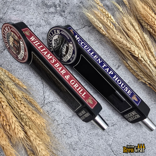 Custom Photo Tap Handle with Acrylic Chalkboard