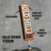 Signature Plate Wide Tap Handle – Personalized Stainless Steel