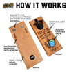 Personalized Magnetic Bottle Opener with Cap Catcher