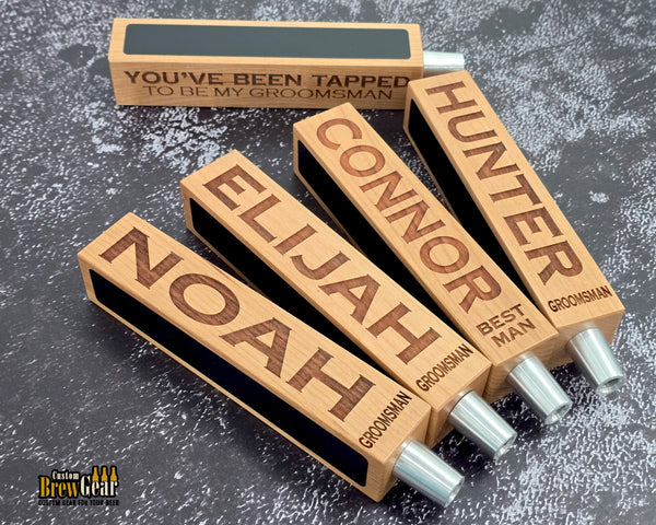 Personalized Groomsmen Beer Tap Handle
