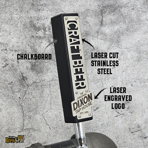 Black and Stainless Edition Tap Handle