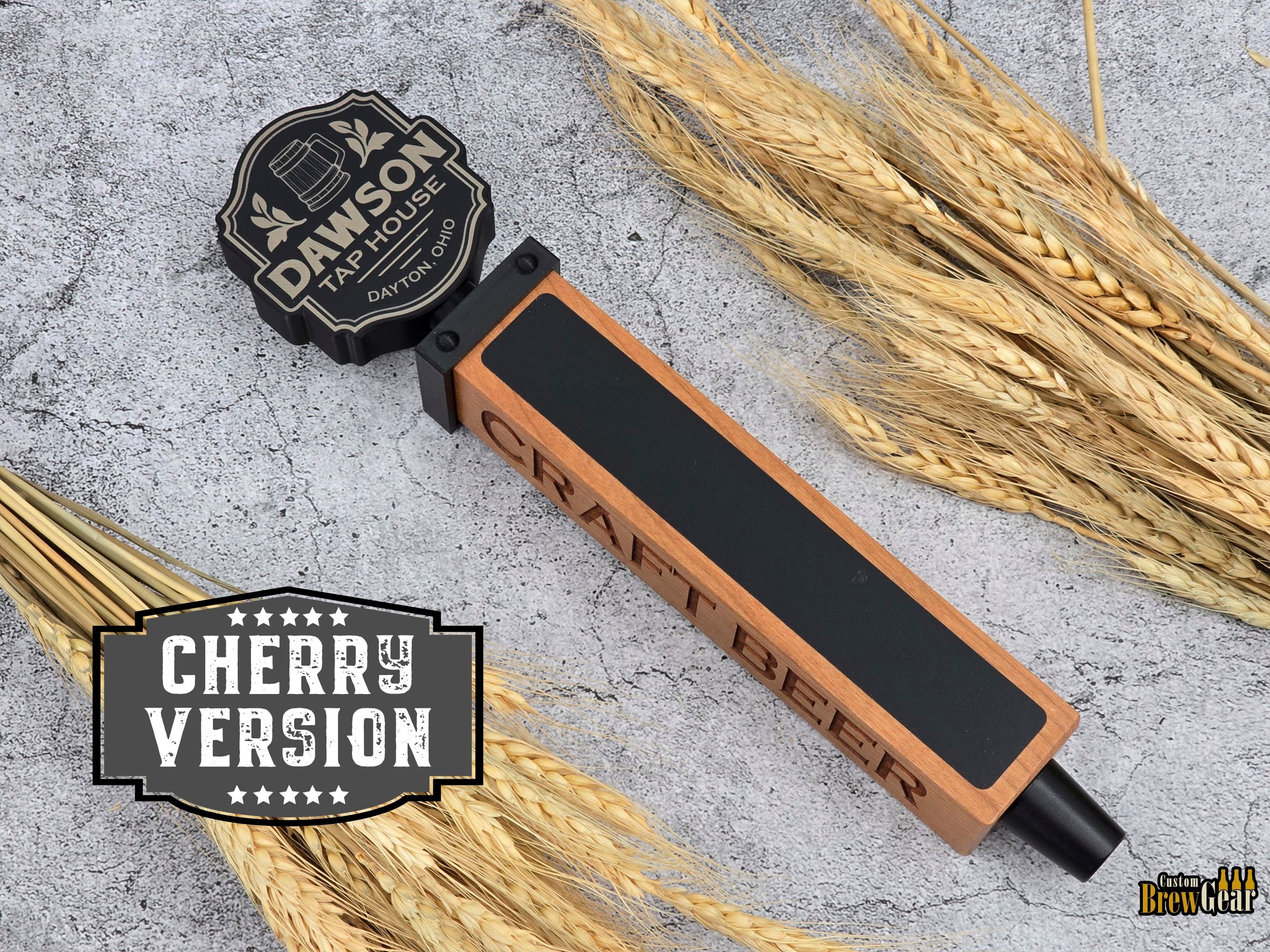 Custom Tap Handle-Black Label Menu Edition