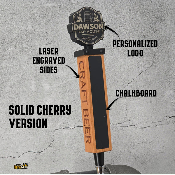 Custom Tap Handle-Black Label Menu Edition
