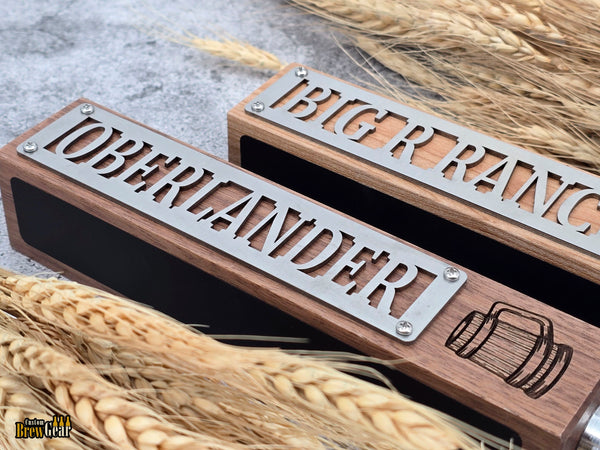 Signature Plate Tap Handle Edition – Personalized Stainless Steel
