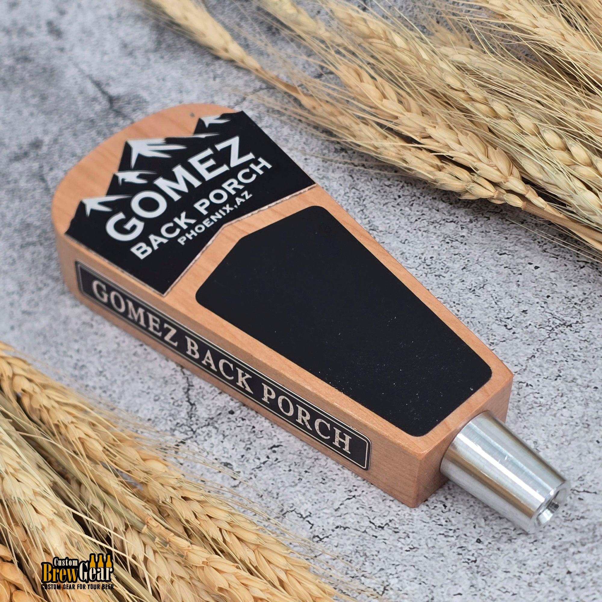 Personalized Short Beer Tap Handle – Mountain Edition - 5.75