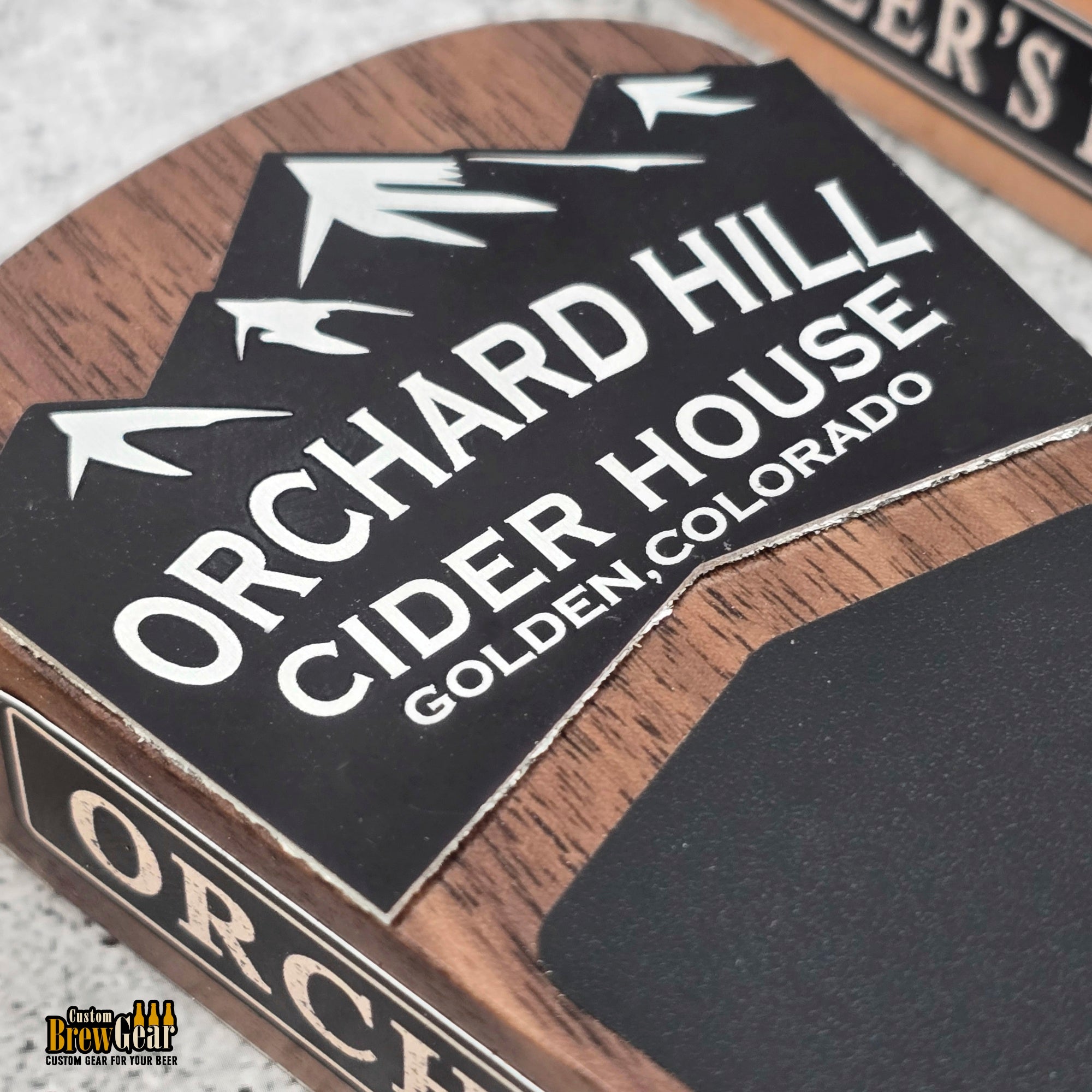 Personalized Short Beer Tap Handle – Mountain Edition - 5.75
