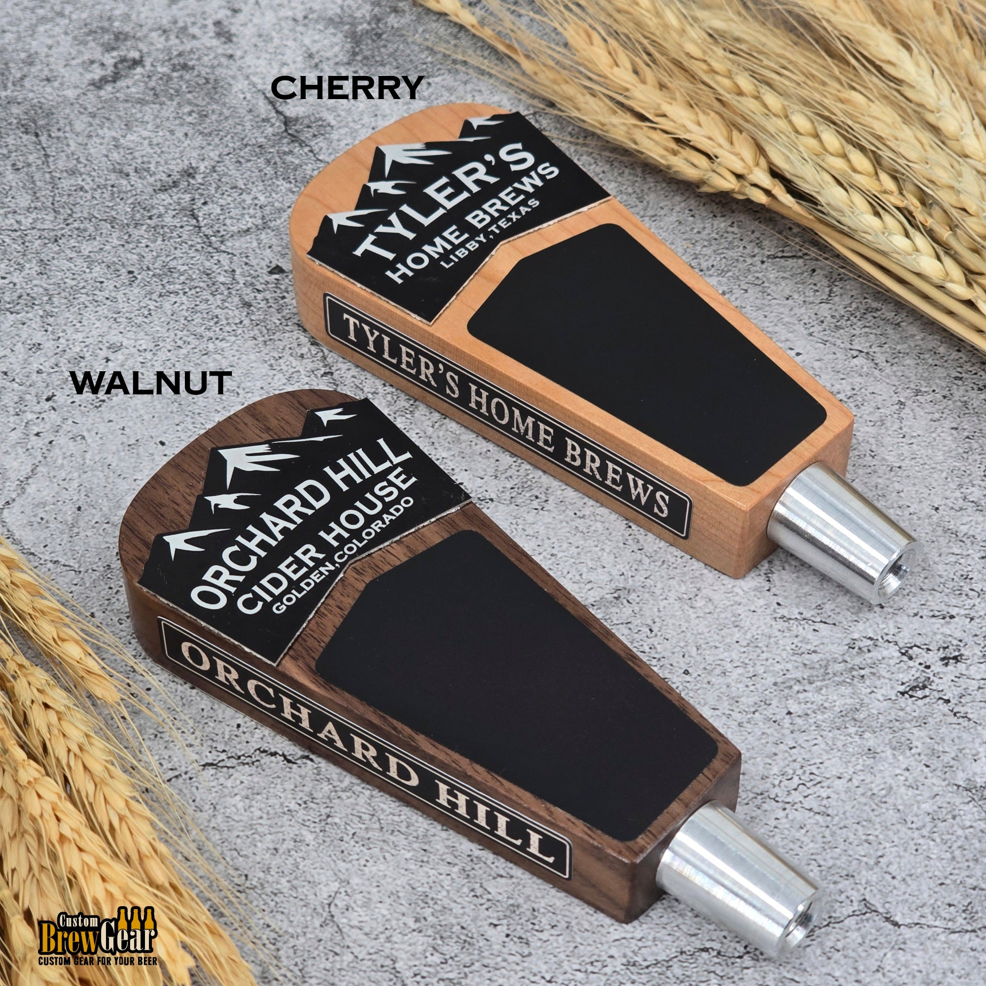 Personalized Short Beer Tap Handle – Mountain Edition - 5.75
