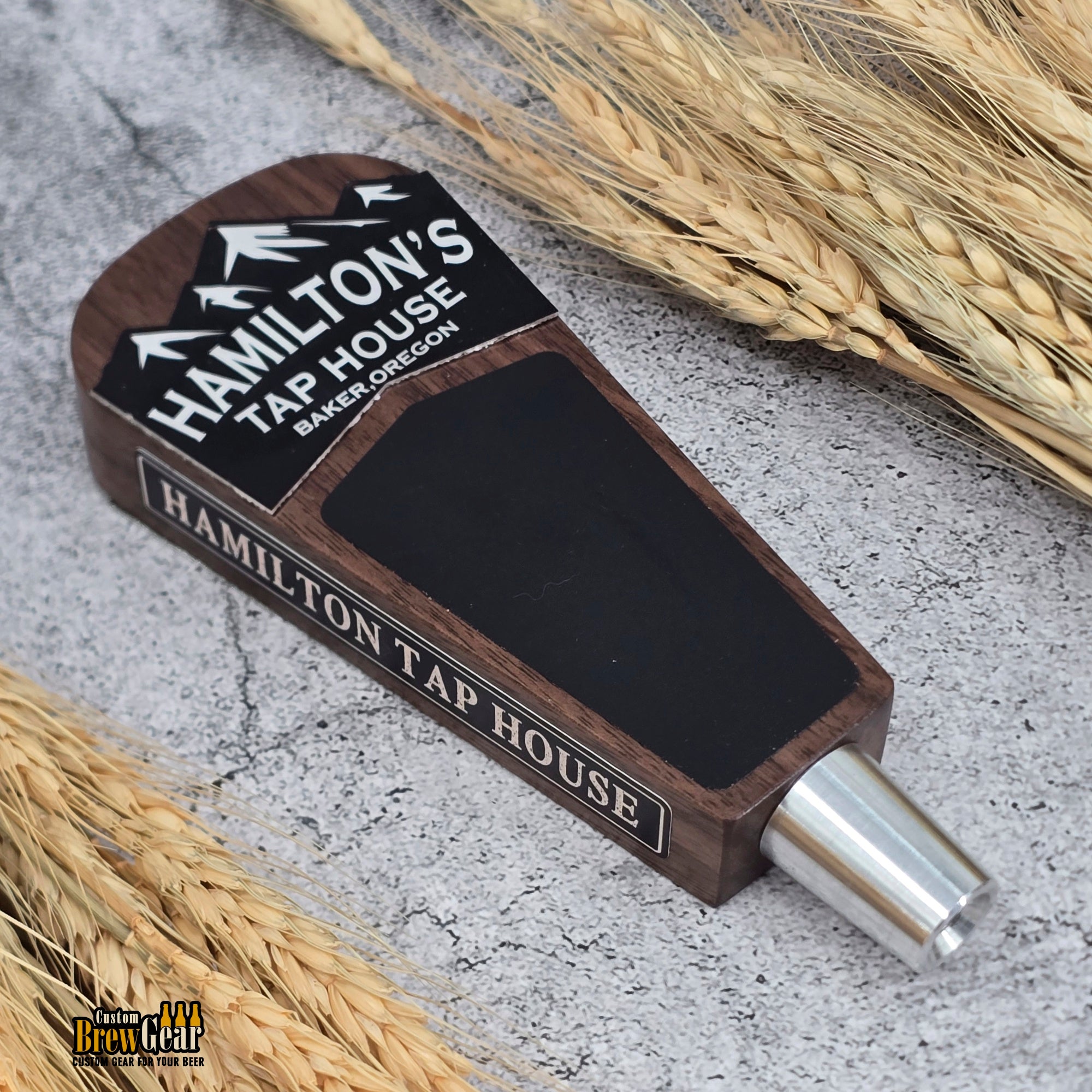 Personalized Short Beer Tap Handle – Mountain Edition - 5.75