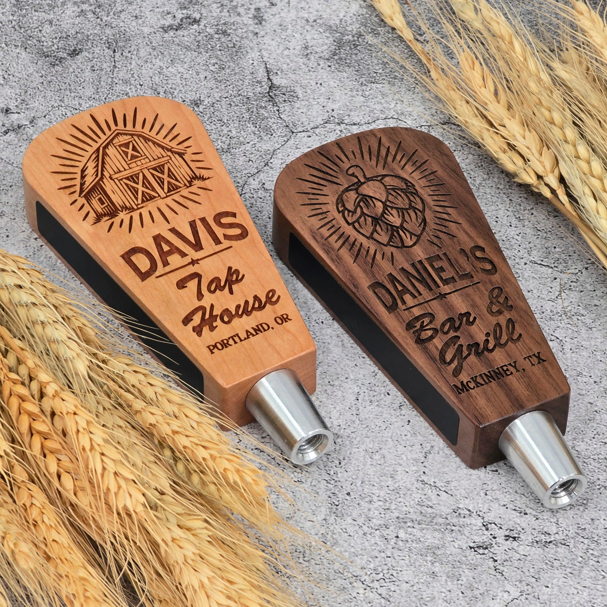 Personalized Short Beer Tap Handle – 5.75