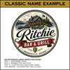 AI Prompt - Classic Brewery Edition Custom Beer Tap Logo - Custom Brew Gear