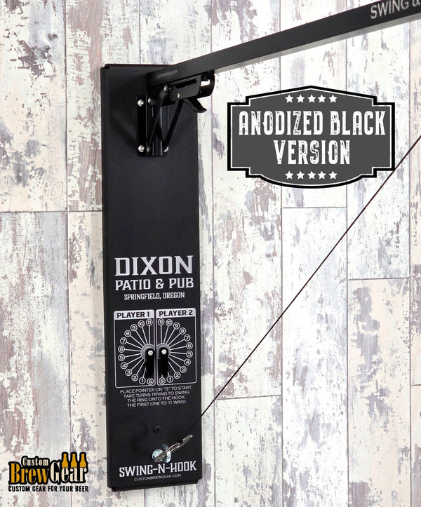Anodized Aluminum Personalized Ring & Hook Game | Outdoor Family Game - Custom Brew Gear
