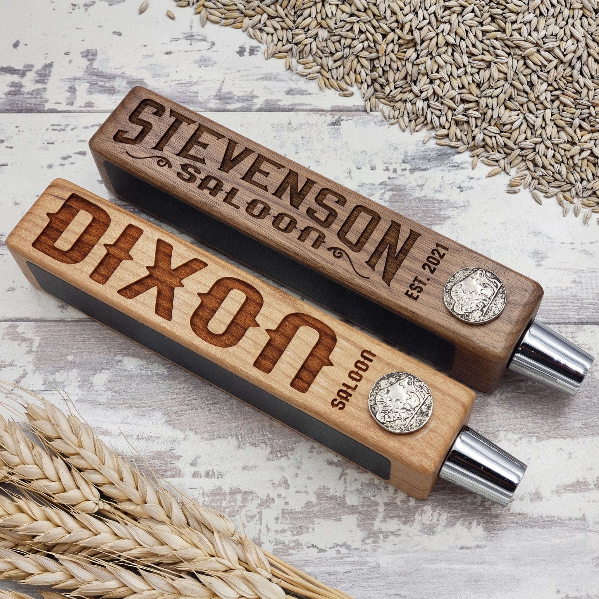 Buffalo Nickel Edition - Personalized Tap Tap Handle - Custom Brew Gear