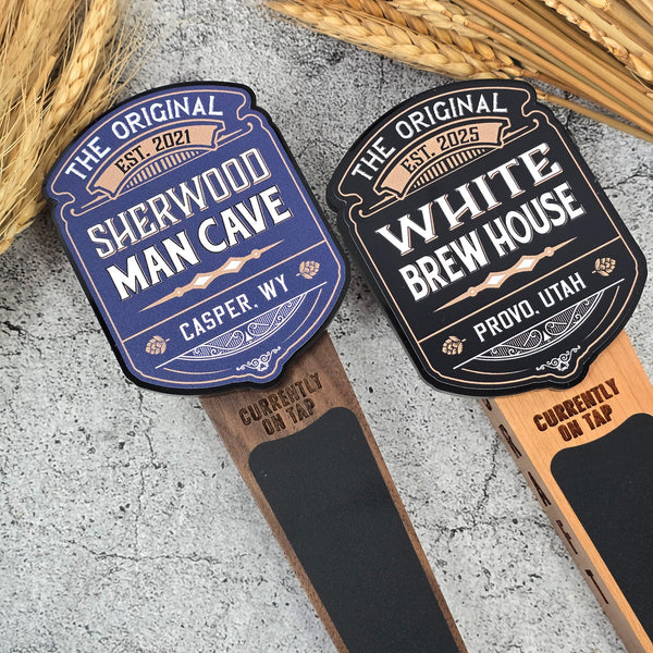 Classic Badge Edition - Custom Beer Tap Handle - Custom Brew Gear
