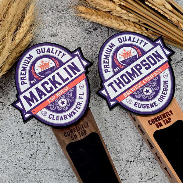 Classic Logo Edition - Custom Chalkboard Tap Handle - Custom Brew Gear