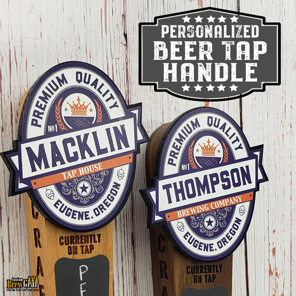 Classic Logo Edition - Custom Chalkboard Tap Handle - Custom Brew Gear