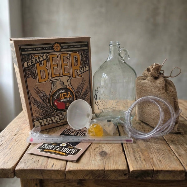 Craft a Brew Oak Aged IPA Pale Ale Brewing Kit - Custom Brew Gear