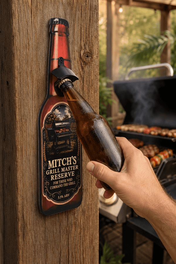 Custom Bottle Opener-Grill Master Edition - Custom Brew Gear