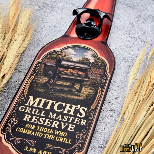 Custom Bottle Opener-Grill Master Edition - Custom Brew Gear