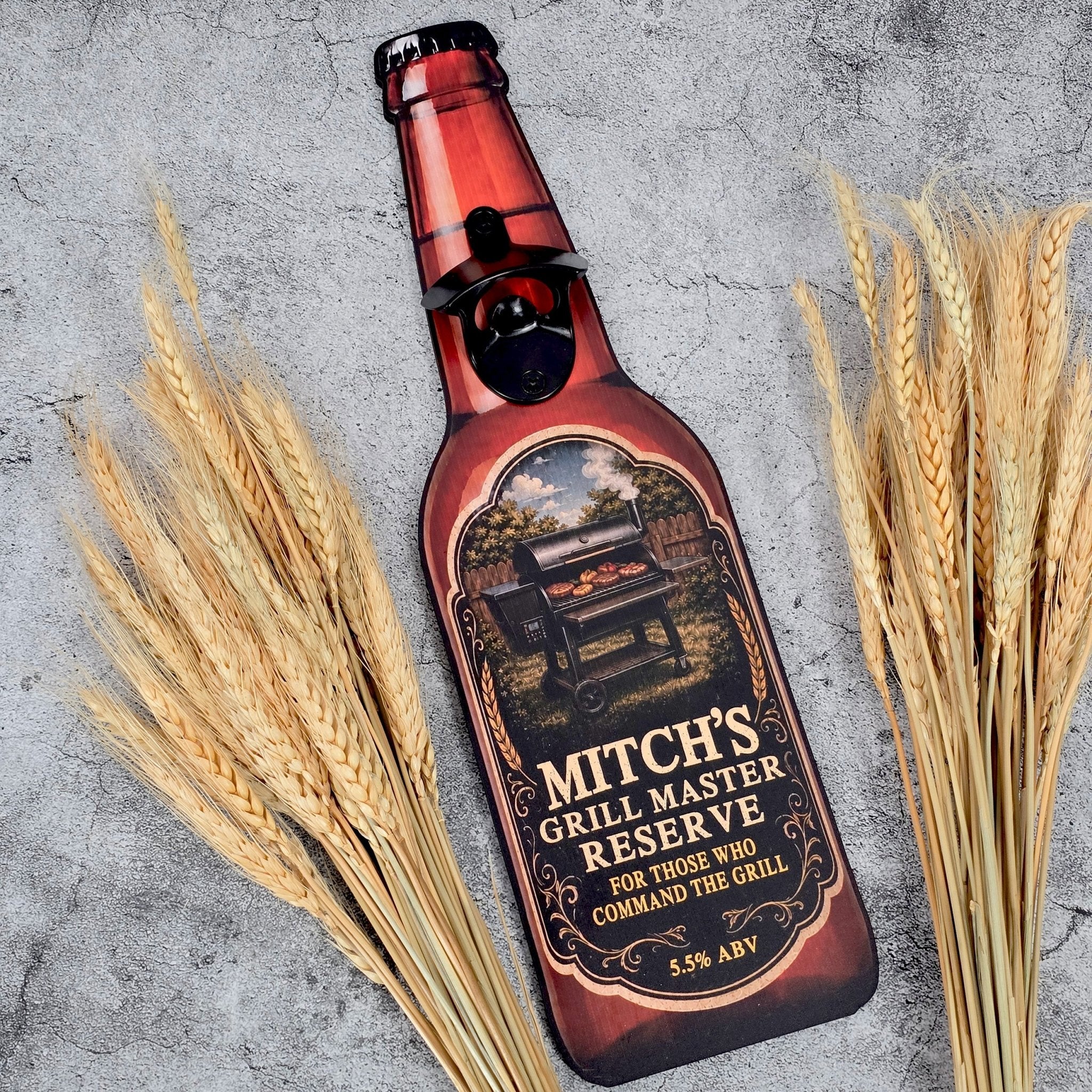 Custom Bottle Opener-Grill Master Edition - Custom Brew Gear