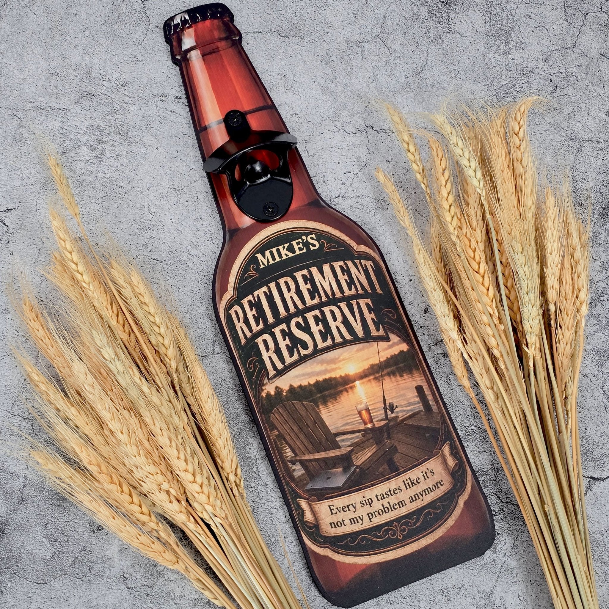 Custom Bottle Opener-Retirement Edition - Custom Brew Gear
