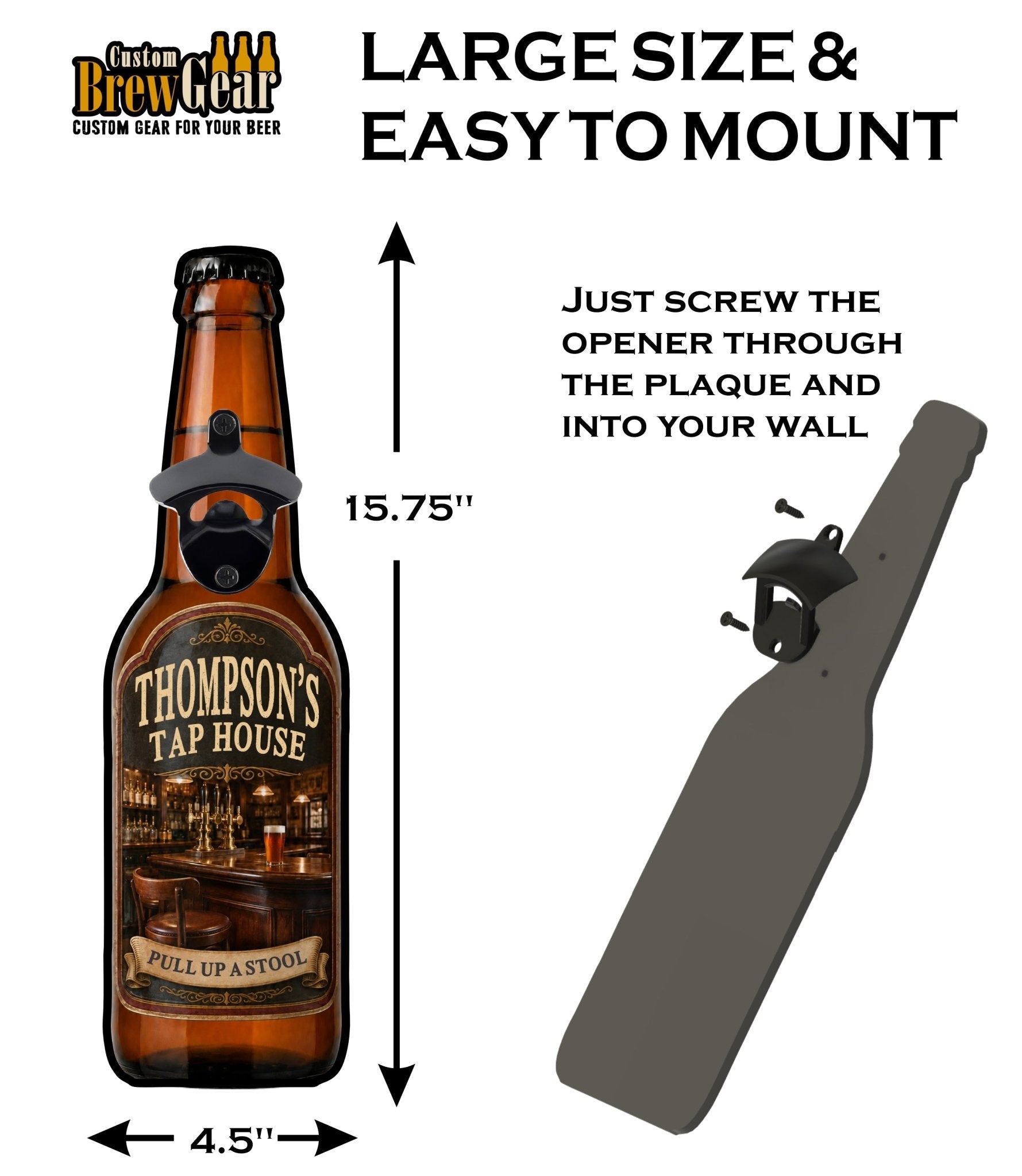 Custom Bottle Opener-Tap House Edition - Custom Brew Gear