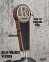 Custom Monogram Tap Handle Engraved Name – Personalized Stainless Steel - Custom Brew Gear