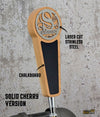 Custom Monogram Tap Handle Engraved Name – Personalized Stainless Steel - Custom Brew Gear