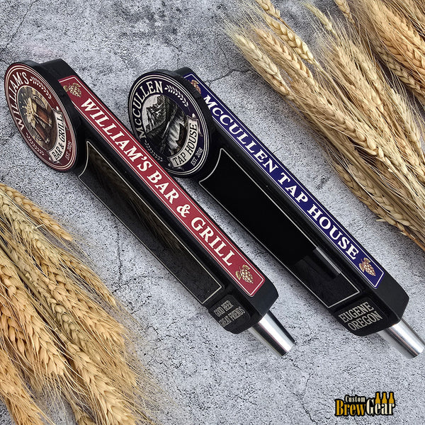 Custom Photo Tap Handle with Acrylic Chalkboard - Custom Brew Gear