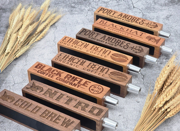 Custom Square Beer Tap Handle with Chalkboards - Custom Brew Gear
