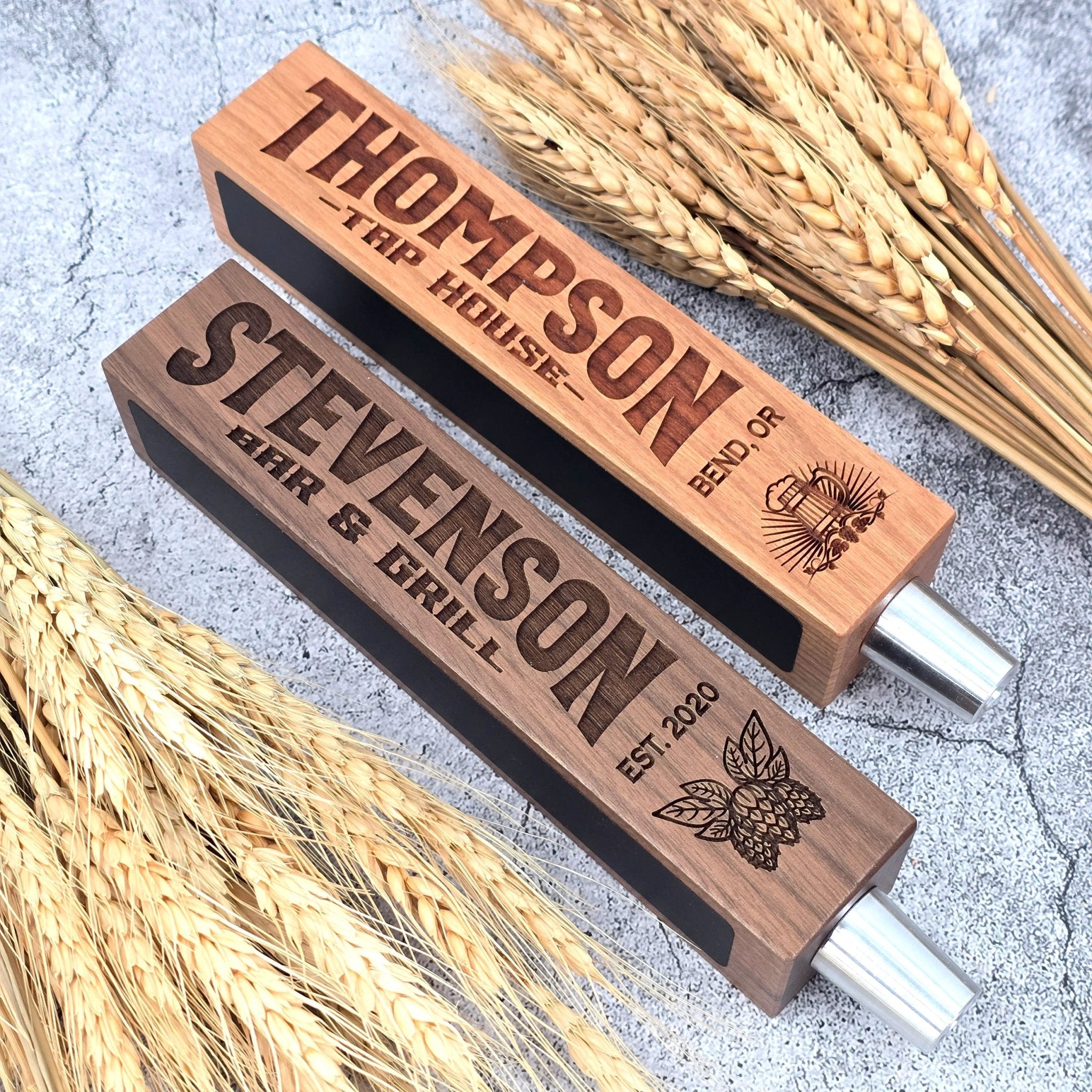 Custom Square Beer Tap Handle with Chalkboards - Custom Brew Gear