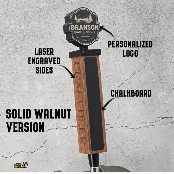 Custom Tap Handle - Black Label Menu Edition - Custom Brew Gear
