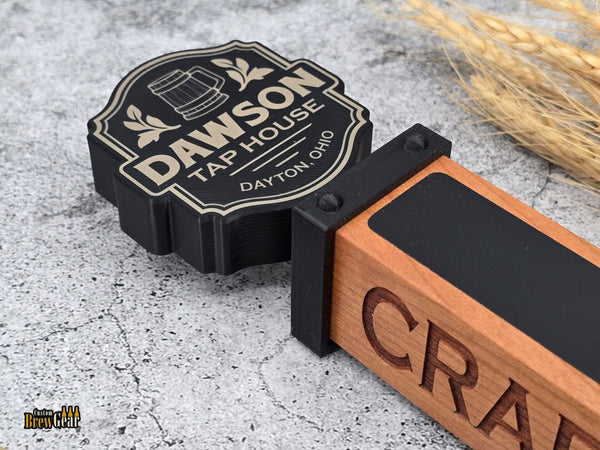 Custom Tap Handle - Black Label Menu Edition - Custom Brew Gear