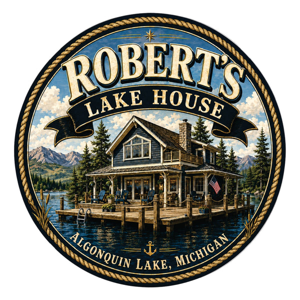Custom Tap Handle Prompt - Lake House Edition - Custom Brew Gear