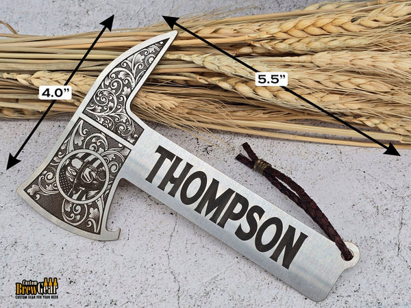 Firefighter Axe Bottle Opener and Coin Gift Set - Custom Brew Gear