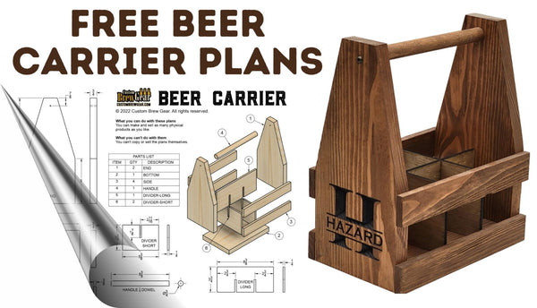Free Wooden Beer Carrier Plans - Custom Brew Gear