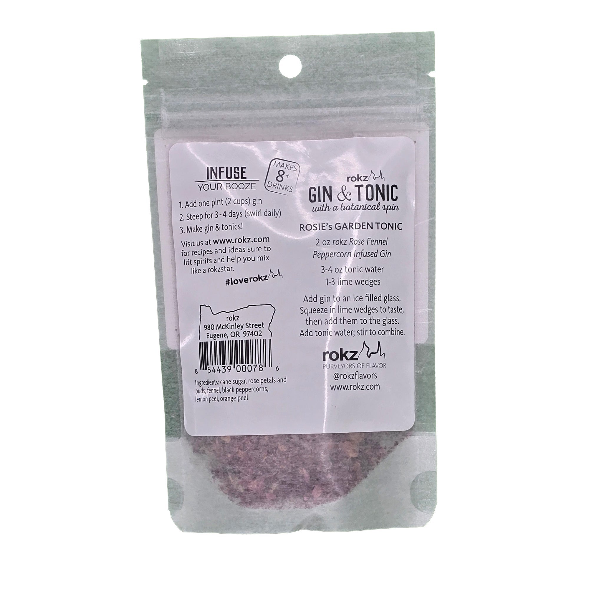 Gin & Tonic Cocktail - Mocktail Infusion Refill - Custom Brew Gear