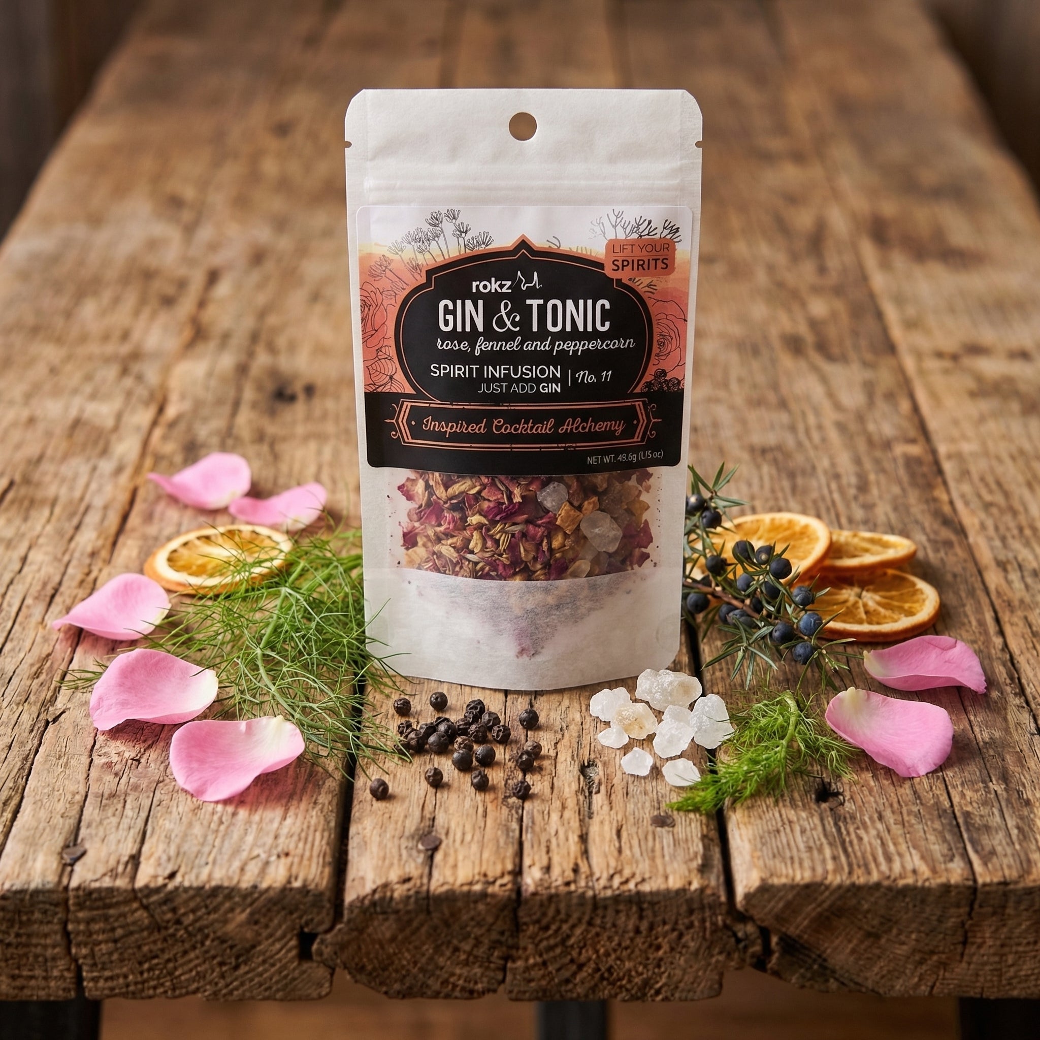 Gin & Tonic Cocktail - Mocktail Infusion Refill - Custom Brew Gear